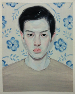 sulphuriclike:Kris Knight_Blue Flowers_2013