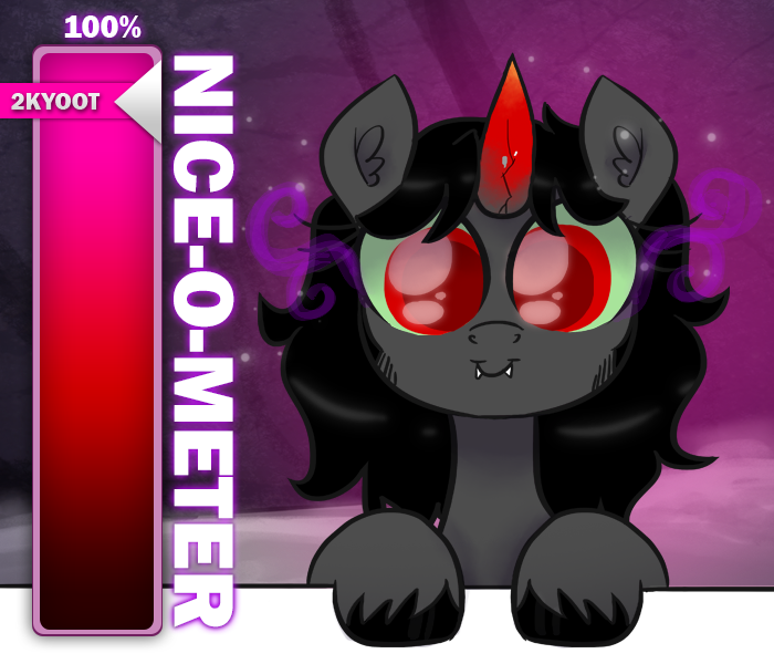 ask-king-sombra:  The Nice-O-Meter. Brought to you by the creators of the Royal Bitch-o-Meter.