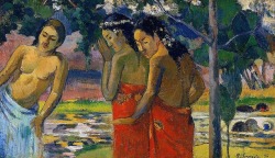 womeninarthistory:  Three Tahitian Women,