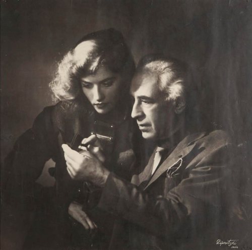 Nelly Kaplan & Abel Gance #photography Boris Lipnitzki #venteauxencheres #collection #nellykapla