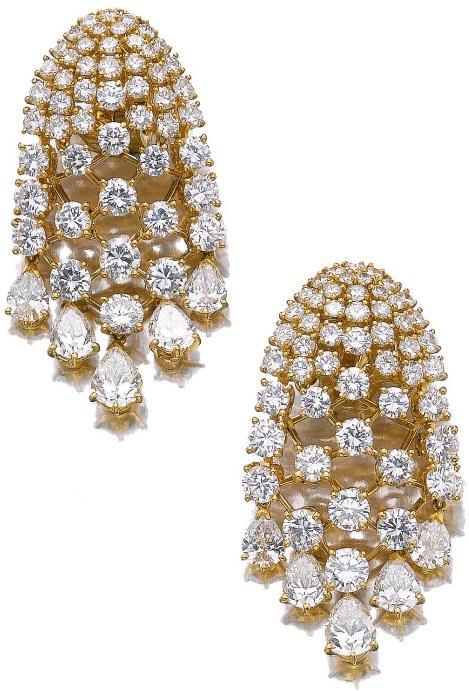 Gold and diamond demi-parure by Van Cleef and Arpels,1985