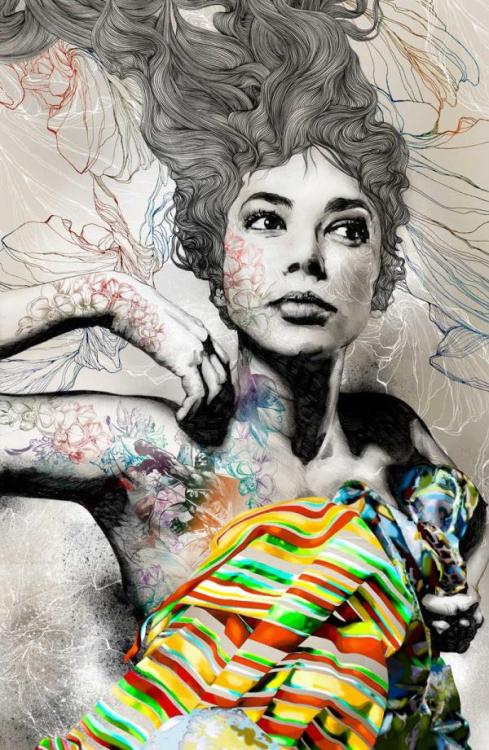 cross-connect:  Gabriel Moreno Gabriel’s work is an astonishly good mix of hand-drawn linework and digital colouring that’s packed with detail – yet immediately beautiful from afar. Illustrator, engraver and painter based in Madrid, graduated of