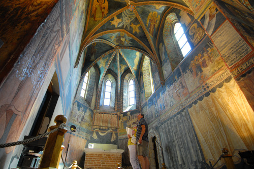 The Holy Trinity Chapel at Lublin Castle, XV century. Lublin, Poland. The Chapel was build in second