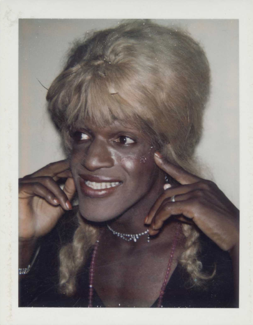 twixnmix:Marsha P. Johnson Polaroids by Andy Warhol, 1974.