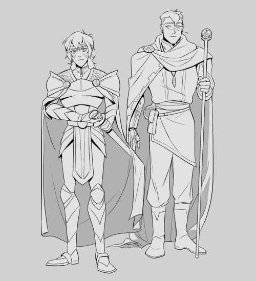My first time playing dnd was just me making a sheith au  (twitter / instagram / store)