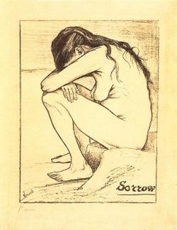 gretaroses:  Sorrow by Vincent Van Gogh, 1882 