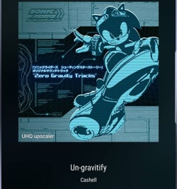 Why was I not informed of how good this song is?!?!  #sonicriderszerogravity #ungravitify