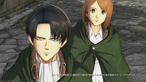Sex Levi, Petra, and Erwin in KOEI TECMO’s pictures