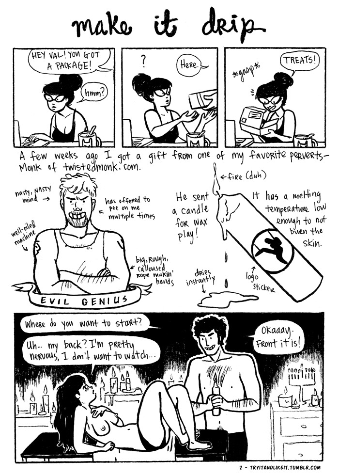 homeforhomelesssubs:  tryitcomic:  This ain’t no cheap massage candle, folks. Twisted