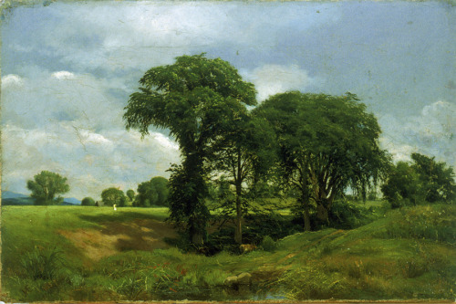 On the Kingston MeadowsJervis McEntee (American; 1828–1891)1857Oil on canvas Smith College Museum of