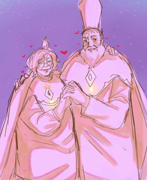 Drew These Two Cuz They're The Spirits In The Event For Today