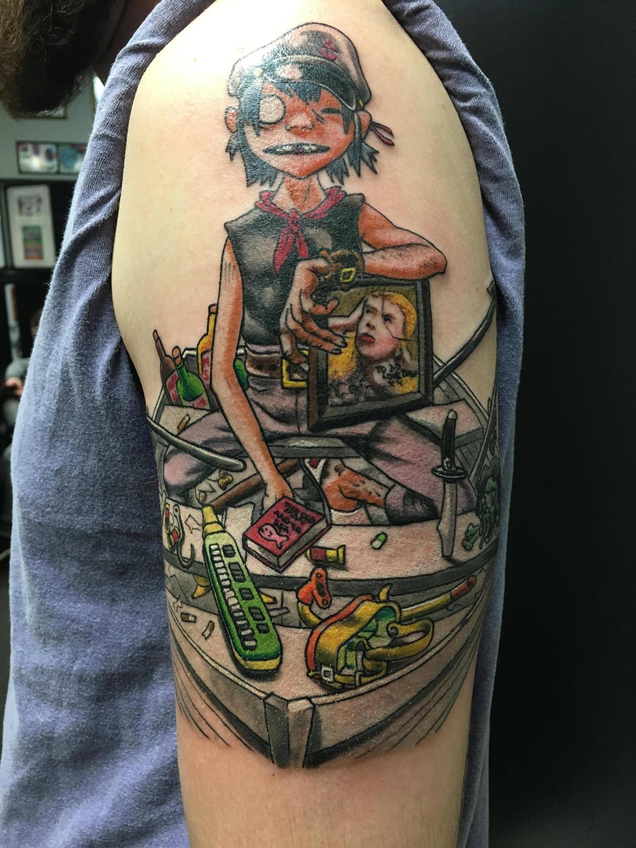 2d gorillaz tattoo ideasTikTok Search