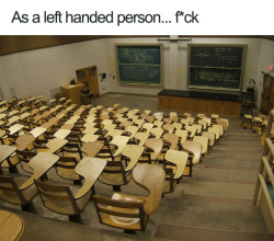 pr1nceshawn:  The Horrors Of Being Left-Handed.