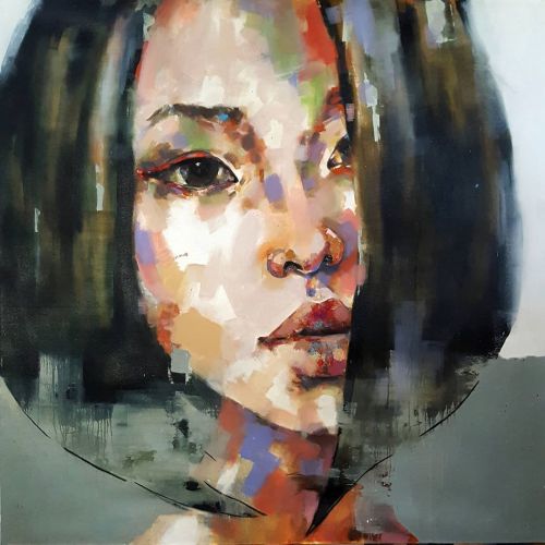 Portrait study recently sold by tricera in Japan and now in a new home. #fineart #visualart #oilpain