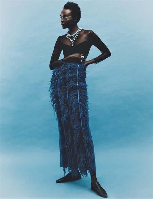 Yacine Diop by Tobias Delcroix for Glass Magazine December 2021