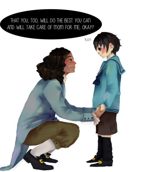 dorothywonderland: To quote Elizabeth Holly: ‘I’M NOT CRYING YOU’RE CRYING!‘ I wanted to put more things, like eliza showing up asking philip2 who whe was talking to, but the post would bee too long?and instead of asking “how’s mom doing?”
