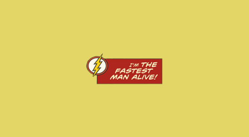blackcanarry:Be back in a – Flash!