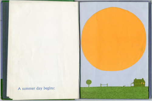 carla-enjoys:A Day of Summer by Betty Miles, illustrated by Remy Charlip, 1960 