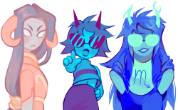 purplecalamity:  Some girls and some colors!