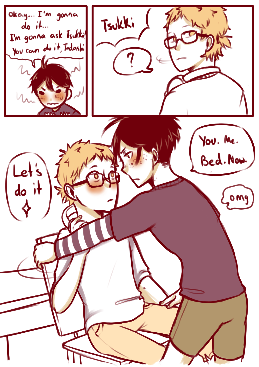 ask-tsukki-and-yama:  Y: I CAN’T DO IT I CAN’T IT’S TOO MUCH FOR ME TO HANDLE