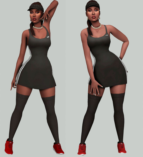 Hair  Sports Dress  Earrings/Necklace  Socks   Shoesthank  you @enriques4  @grimcookies   @onyxsims 