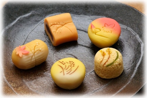 nelyo3: Wagashi - Japanese sweets : Autumn 