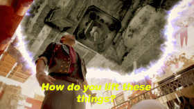 themadmanintheclouds:  BOOKER, CATCH!(x) Making his way through the floating city