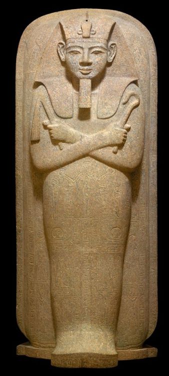 Sarcophagus of King MerneptahPink granite sarcophagus of King Merneptah, son of Ramesses II. The lar
