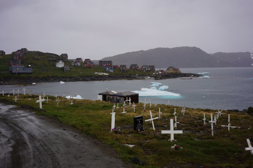 Kulusuk‘s cemetery, Greenland, by Ray Swi-hymn (2019).