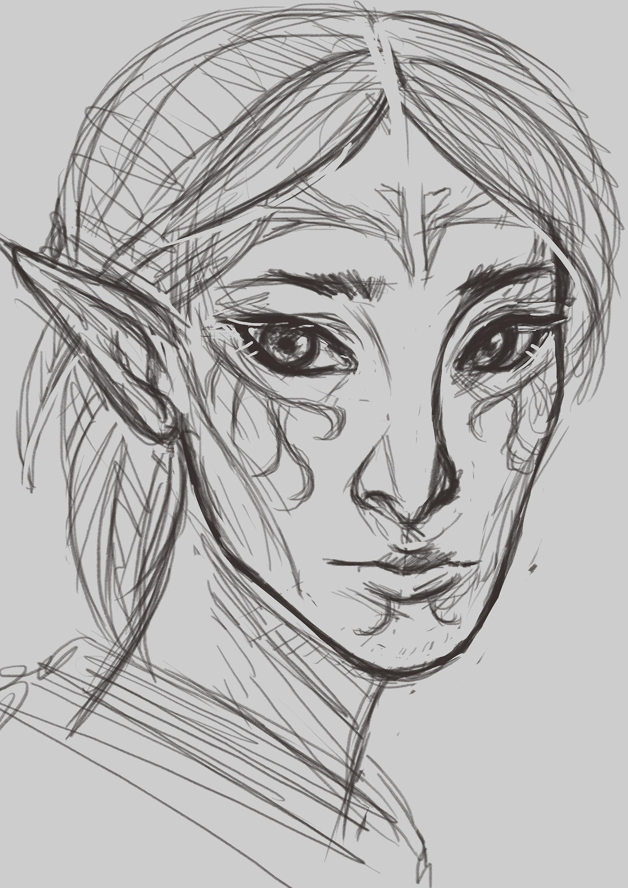 kuradoodle:  Nope Merrill’s face structure is even more difficult than Fenris’s