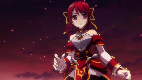 elyeza:  The lady in red  (¬‿¬)