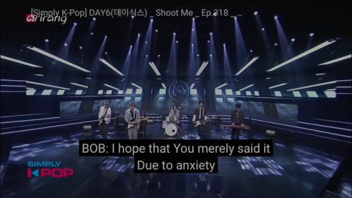 prince-dongju: I watched Day6′s Shoot Me live stage and the subs have me wheezing 