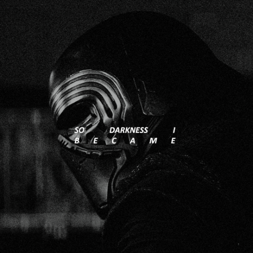 wrinchester:The stars, the moon, they have all been blown out. You left me in the d a r k, no dawn, 