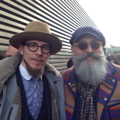 With Alexander Helle of @norwegianrain - he has unique beard and style #geroldbrenner #alexanderhell