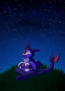 thaliathedogemutt:  Starry Night by NowandLater