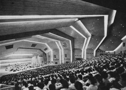 architectureofdoom:  rob-art:Antonin RaymondGunma Ongaku Center, Takasaki, Japan, 1955
