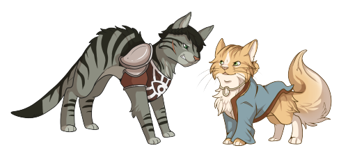 eisuverse:  11thousandkms:  THE CATQUISITION Catpanions, Catvisors and the Morricat Family. Meow meow  MORRICAT AND KIERTTEN! 