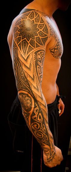 Maori tribal tattoo designs for men