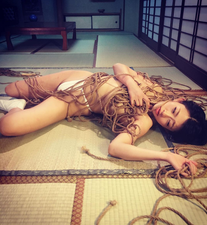 japanesebdsmofficial:Kinbaku Tenma HaruModel Handa Sasa