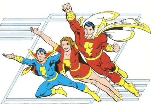 Jose Luis Garcia Lopez’s style sheets for Captain Marvel and the Marvel Family from 1983.Not a