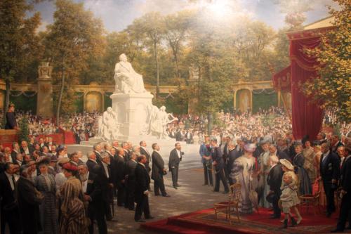 Unveiling the Richard Wagner Monument in the Tiergarten, Anton von Werner, 1908 [4752x3168]