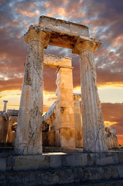 ouratlas:  Temple of Aphaia - Aegina Island, Greece 
