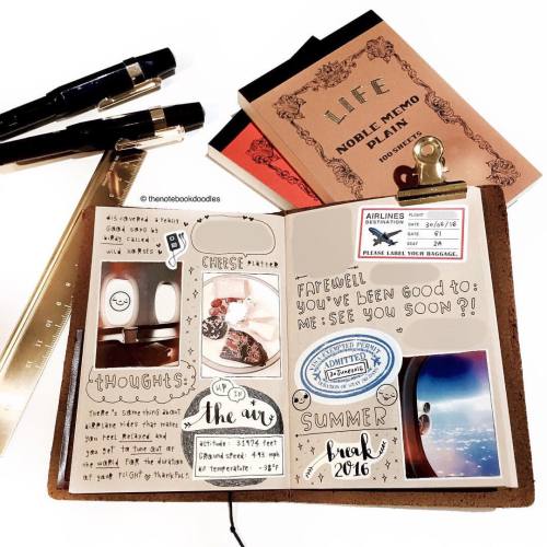 travel journaling ✈️ 
