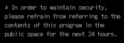 nochocolate:  Please respect Toby Fox’s wishes and do not talk about the contents of the program until 1PM GMT/ 9AM ET on November 1st.