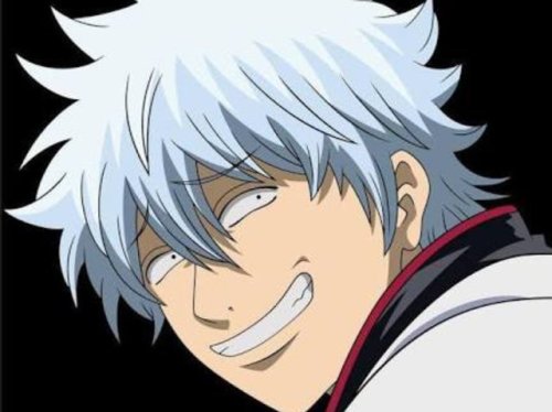 When gintoki smile appeared  the face of other people …