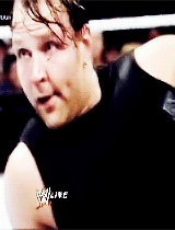 fyeahambrose:  9 favorite gifs of Dean Ambrose 