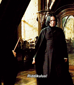 irrevocablysherlocked:  can we just take a second to remember that this is allllllll Alan Rickman. the swagger walk in the first gif, and him in some fabulous drag in the second. 