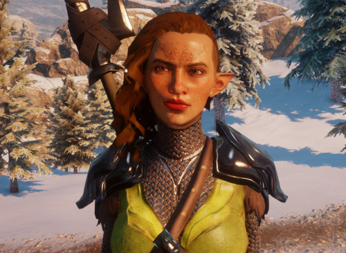 I remade my Maerwyn Lavellan in order to replay her game to get the world-state I want for Trespasse