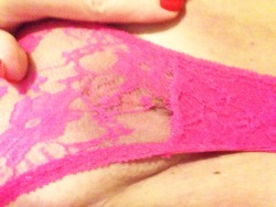 secretlifeofflea:  Pink panty stuffing…by request
