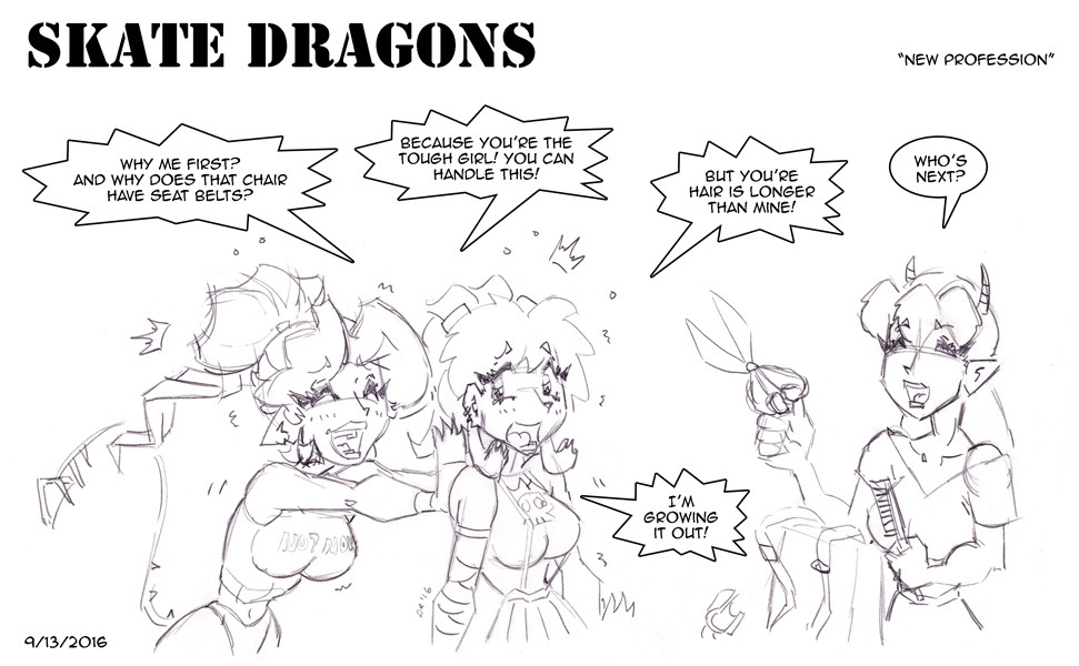 dragonaur:  Ryu-chan has a new vocation. Ryu-chan © mkbusterGertie © peppertodeXara